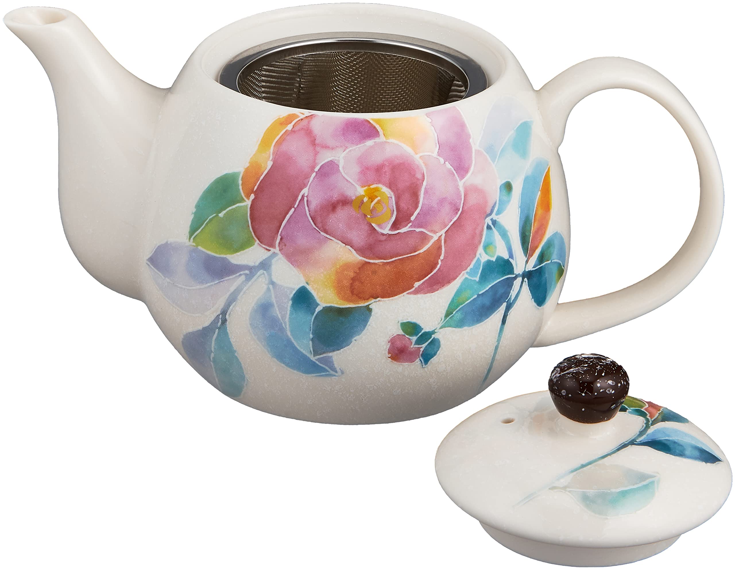 Amazon｜セラミック藍 花ことば パラ ポット 1557 サイズ:約φ11.5 H11